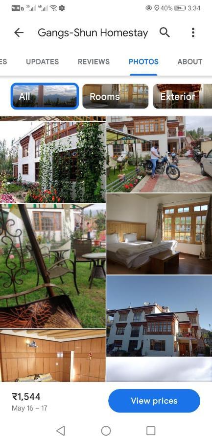 Gangs-Shun Homestay Leh Exterior photo